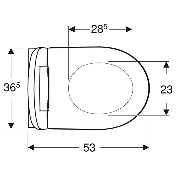 Унитаз подвесной Rimfree (безободковий) Geberit Icon, с сиденьем Soft Close (500.784.01.1) фото 4 Aquada.com.ua Унитаз подвесной Rimfree (безободковий) Geberit Icon, с сиденьем Soft Close (500.784.01.1) фото 4 Aquada.com.ua