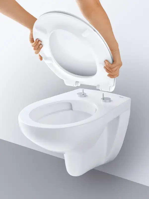 Унитаз подвесной Grohe Bau Ceramic, безоободковый (39427000) фото 8 Aquada.com.ua