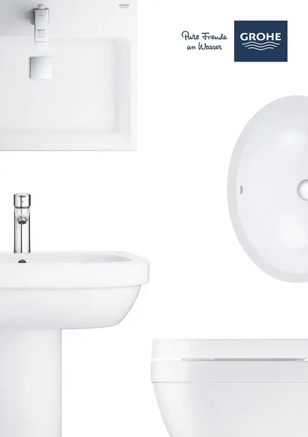 Унитаз подвесной Grohe Bau Ceramic, безоободковый (39427000) фото 10 Aquada.com.ua