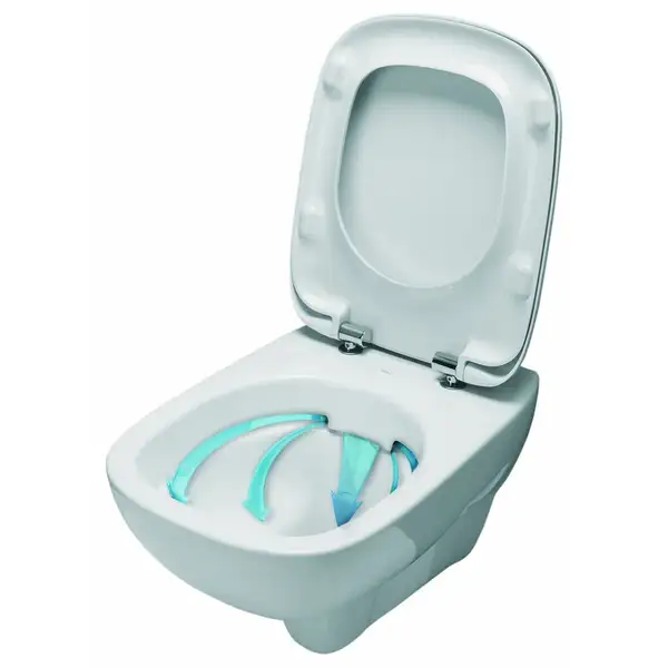 Навесной унитаз Kolo Style Rimfree (безободковий) L23120000 (L23120000) фото 2 Aquada.com.ua Навесной унитаз Kolo Style Rimfree (безободковий) L23120000 (L23120000) фото 2 Aquada.com.ua