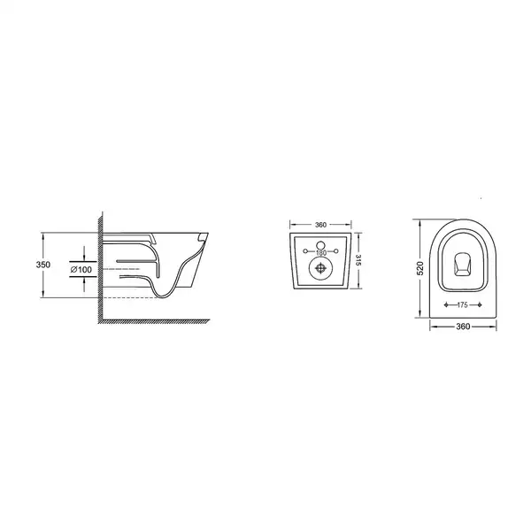 Унітаз підвісний Qtap Jay безобідковий з сідінням Slim Soft-close QT07335176W (QT07335176W) фото 2 Aquada.com.ua Унітаз підвісний Qtap Jay безобідковий з сідінням Slim Soft-close QT07335176W (QT07335176W) фото 2 Aquada.com.ua