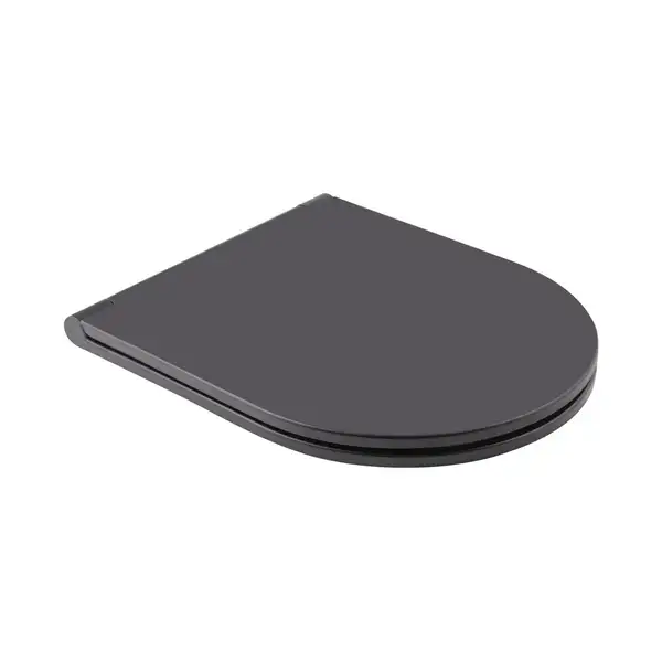 Унітаз підвісний Qtap Robin безобідковий з сідінням Slim Soft-close QT1333046ENRMB (QT1333046ENR
MB) фото 4 Aquada.com.ua