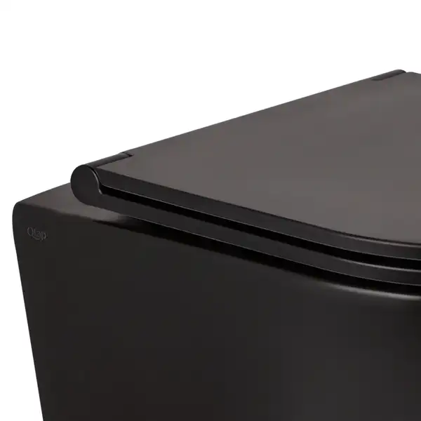 Унітаз підвісний Qtap Robin безобідковий з сидінням Slim Soft-close QT1333046ERMB (QT1333046ERMB) фото 15 Aquada.com.ua