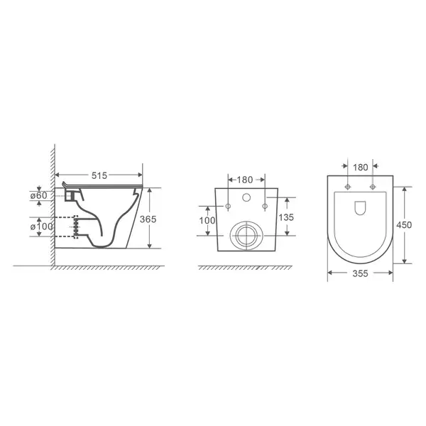 Унітаз підвісний Qtap Scorpio безобідковий з сидінням Slim Soft-close QT1433053ERMB (QT1433053ERMB) фото 2 Aquada.com.ua Унітаз підвісний Qtap Scorpio безобідковий з сидінням Slim Soft-close QT1433053ERMB (QT1433053ERMB) фото 2 Aquada.com.ua
