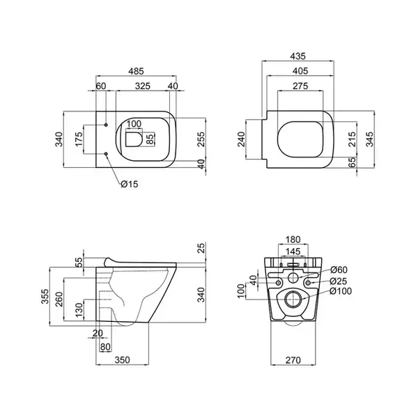 Унітаз підвісний Qtap Tern безобідковий з сідінням Slim Soft-close QT1733052ERW (QT1733052ER
W) фото 2 Aquada.com.ua Унітаз підвісний Qtap Tern безобідковий з сідінням Slim Soft-close QT1733052ERW (QT1733052ER
W) фото 2 Aquada.com.ua