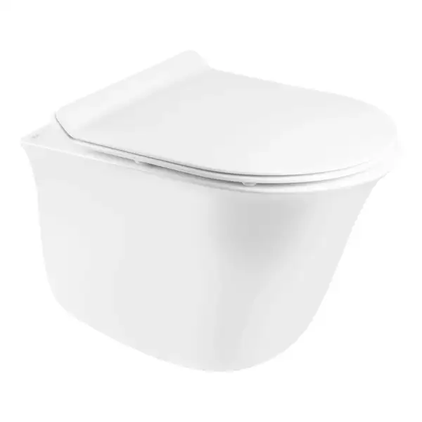 Унітаз підвісний Qtap Virgo безобідковий з сидінням Slim Soft-close QT1833051ERW (QT1833051ERW) фото 1 Aquada.com.ua Унітаз підвісний Qtap Virgo безобідковий з сидінням Slim Soft-close QT1833051ERW (QT1833051ERW) фото 1 Aquada.com.ua