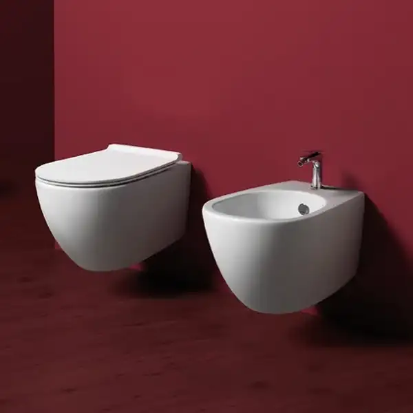 Унитаз подвесной Simas Vignoni с сиденьем Soft Close, белый глянец (VI18/F85+VI004) фото 2 Aquada.com.ua Унитаз подвесной Simas Vignoni с сиденьем Soft Close, белый глянец (VI18/F85+VI004) фото 2 Aquada.com.ua
