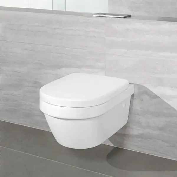 VILLEROY & BOCH ARCHITECTURA  NEW унитаз подвесной 37*53см, DirectFlush, в комплекте с сидением с функцией Slow closing (4694HR01) фото 4 Aquada.com.ua