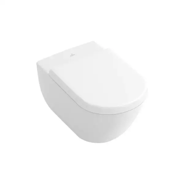 VILLEROY & BOCH SUBWAY унитаз 37*56см, подвесной, с вертикальным смывом, цвет Star White CeramicPlus (660010R2) фото 1 Aquada.com.ua