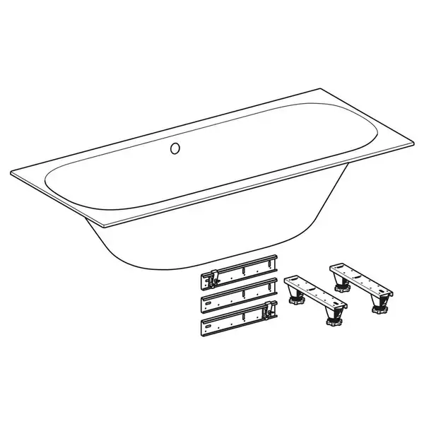 Ванна акриловая 80 х 180 см Geberit Soana Slim rim Duo с ножками (554.004.01.1) фото 4 Aquada.com.ua Ванна акриловая 80 х 180 см Geberit Soana Slim rim Duo с ножками (554.004.01.1) фото 4 Aquada.com.ua