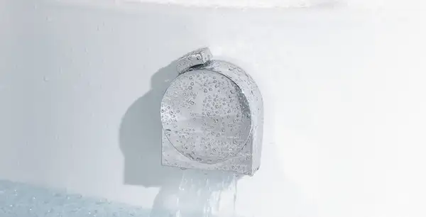 Наружная часть сифона для ванны Hansgrohe Exafill S (цвет - хром) (58117000) фото 2 Aquada.com.ua