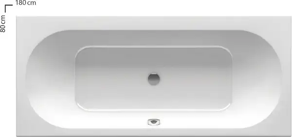 Ravak City Slim Ванна акриловая 180x80, snowwhite (C921300000)