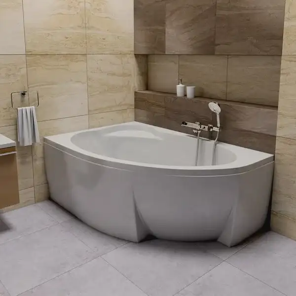 Ванна акриловая Ravak Asymmetric II 150 х 100 см (исполнение слева) (CB31000000) фото 2 Aquada.com.ua