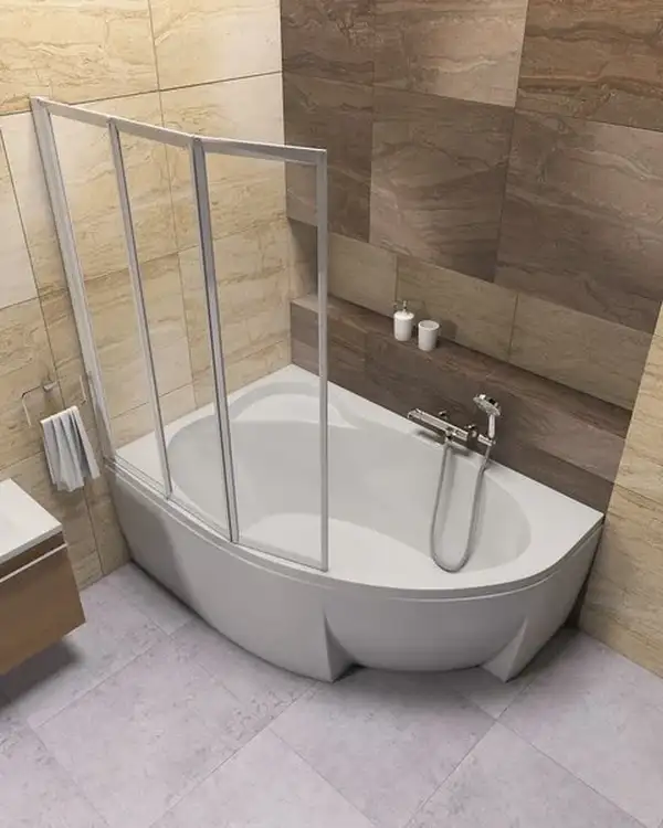 Ванна акриловая Ravak Asymmetric II 150 х 100 см (исполнение слева) (CB31000000) фото 3 Aquada.com.ua