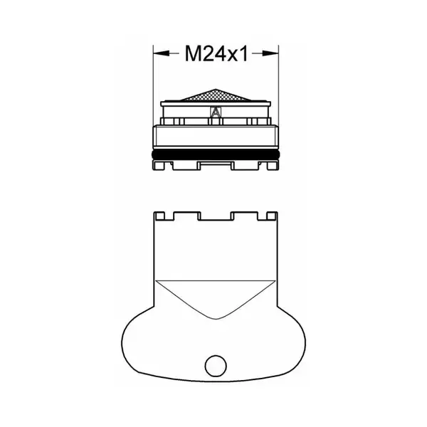 GROHE Аератор з зовнішньою різьбою M 24 x 1 GROHE  (13926000)