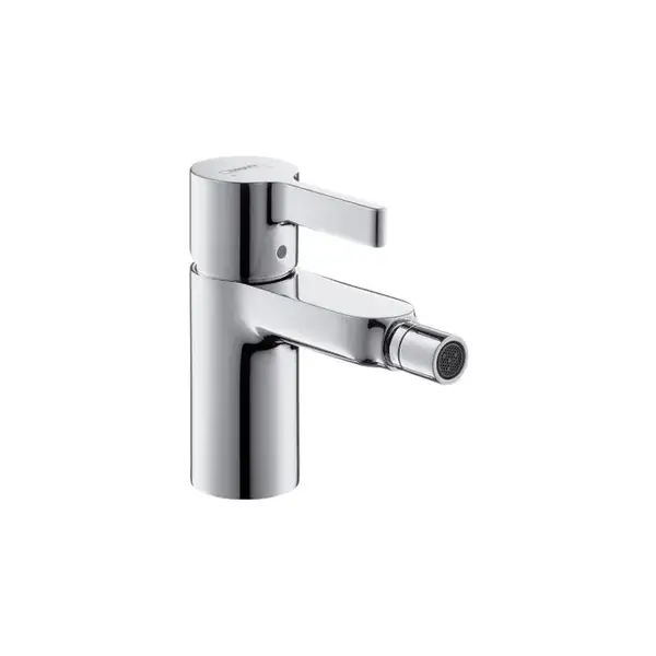 Смеситель для биде, однорычажный Hansgrohe Metris S (цвет - хром), с донным клапаном (31261000) фото 1 Aquada.com.ua