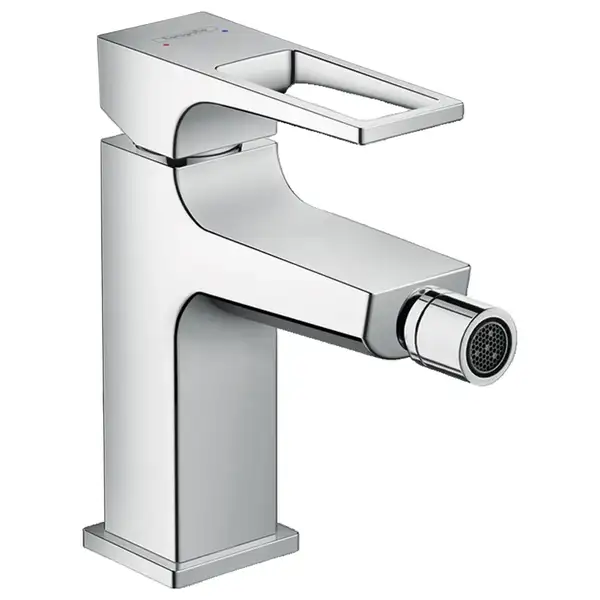 Смеситель для биде Hansgrohe Metropol (цвет - хром), с донным клапаном Push-Open (74520000) фото 1 Aquada.com.ua Смеситель для биде Hansgrohe Metropol (цвет - хром), с донным клапаном Push-Open (74520000) фото 1 Aquada.com.ua