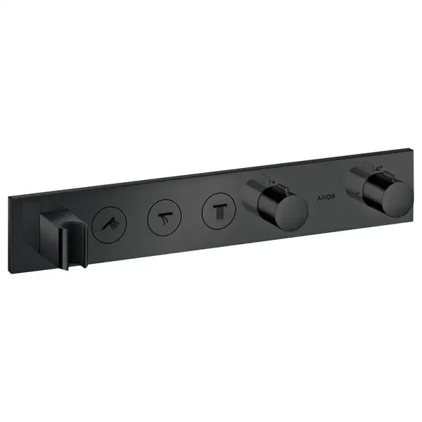 Термостат для скрытого монтажа Axor ShowerSolutions 530/90 на 3 потребителя (цвет - satin black) (18356350) фото 1 Aquada.com.ua Термостат для скрытого монтажа Axor ShowerSolutions 530/90 на 3 потребителя (цвет - satin black) (18356350) фото 1 Aquada.com.ua
