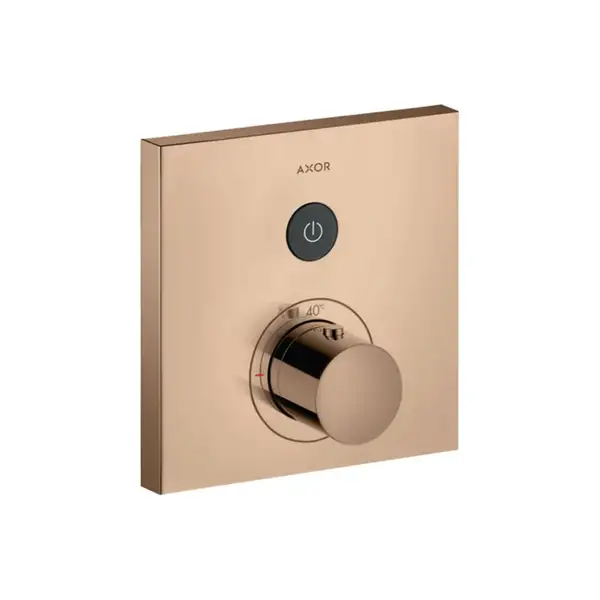 Термостат на 1 потребитель, скрытого монтажа Axor ShowerSelect (цвет - полированное красное золото) (36714300) фото 1 Aquada.com.ua Термостат на 1 потребитель, скрытого монтажа Axor ShowerSelect (цвет - полированное красное золото) (36714300) фото 1 Aquada.com.ua