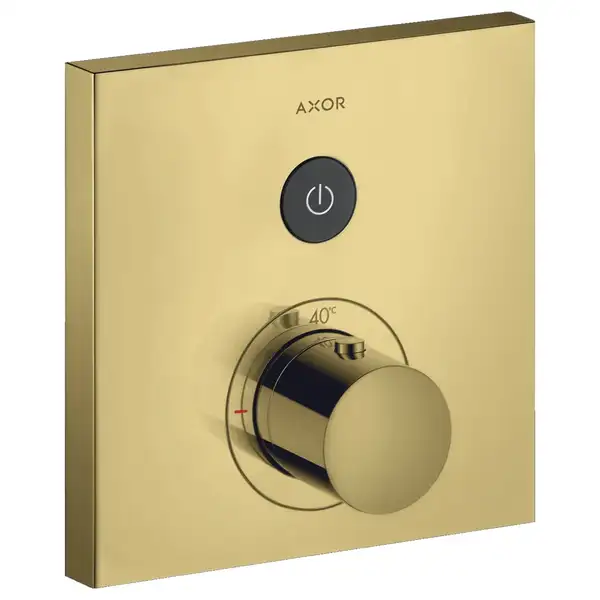 Термостат на 1 потребитель, скрытого монтажа Axor ShowerSelect (цвет - полированное золото) (36714990) фото 1 Aquada.com.ua Термостат на 1 потребитель, скрытого монтажа Axor ShowerSelect (цвет - полированное золото) (36714990) фото 1 Aquada.com.ua
