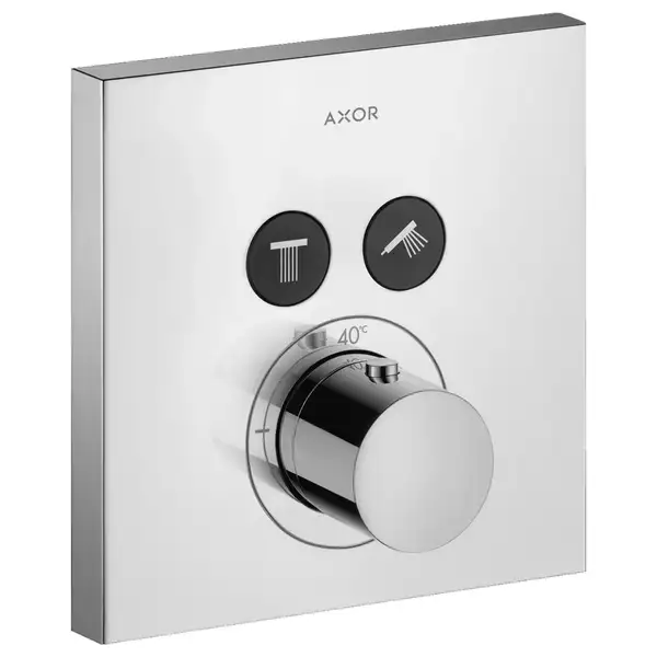 Термостат на 2 потребителя, скрытого монтажа Axor ShowerSelect (цвет - хром) (36715000) фото 1 Aquada.com.ua Термостат на 2 потребителя, скрытого монтажа Axor ShowerSelect (цвет - хром) (36715000) фото 1 Aquada.com.ua