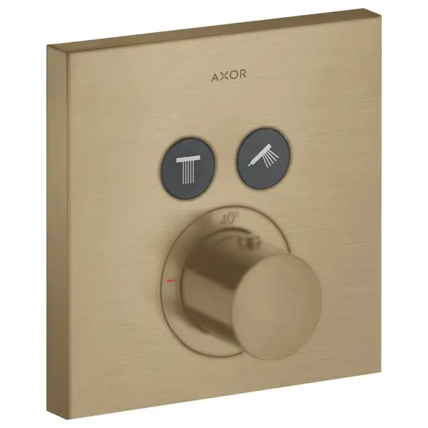 Термостат на 2 потребителя, скрытого монтажа Axor ShowerSelect (цвет - матовая бронза) (36715140) фото 1 Aquada.com.ua Термостат на 2 потребителя, скрытого монтажа Axor ShowerSelect (цвет - матовая бронза) (36715140) фото 1 Aquada.com.ua