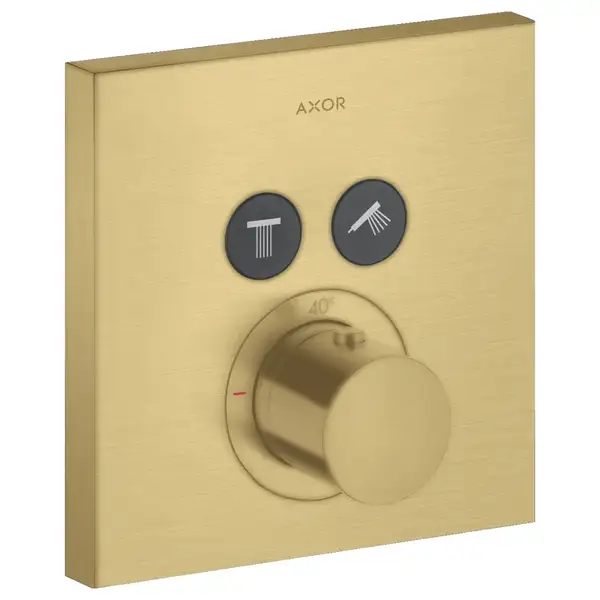 Термостат на 2 потребителя, скрытого монтажа Axor ShowerSelect (цвет - матовое золото) (36715250) фото 1 Aquada.com.ua Термостат на 2 потребителя, скрытого монтажа Axor ShowerSelect (цвет - матовое золото) (36715250) фото 1 Aquada.com.ua