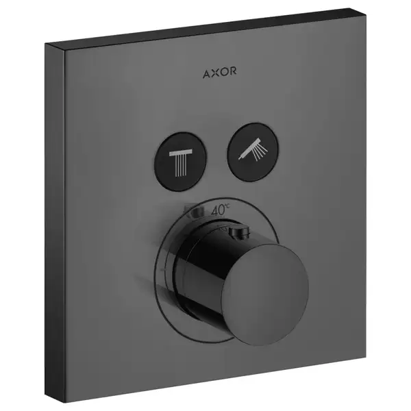 Термостат на 2 потребителя, скрытого монтажа Axor ShowerSelect (цвет - satin black) (36715350) фото 1 Aquada.com.ua Термостат на 2 потребителя, скрытого монтажа Axor ShowerSelect (цвет - satin black) (36715350) фото 1 Aquada.com.ua