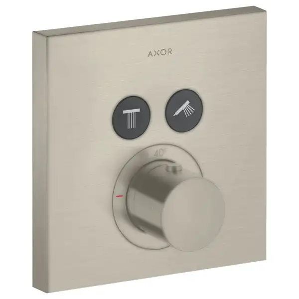 Термостат на 2 потребителя, скрытого монтажа Axor ShowerSelect (цвет - матовый никель) (36715820) фото 1 Aquada.com.ua Термостат на 2 потребителя, скрытого монтажа Axor ShowerSelect (цвет - матовый никель) (36715820) фото 1 Aquada.com.ua