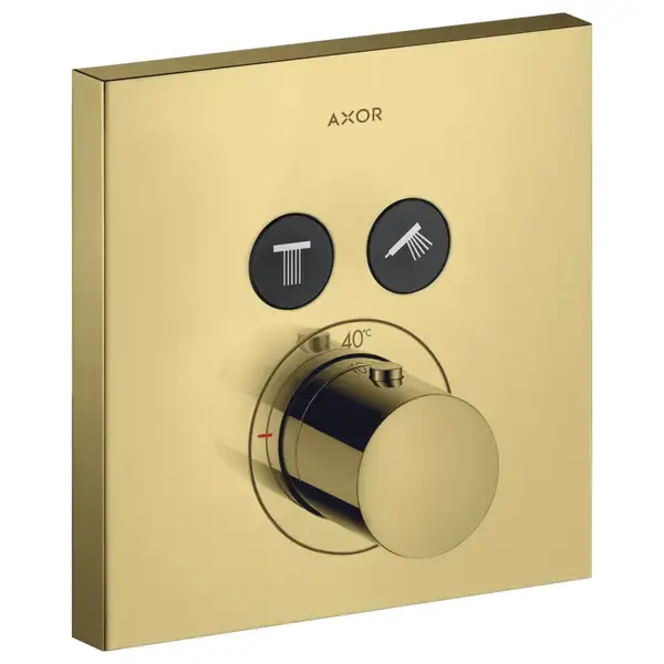 Термостат на 2 потребителя, скрытого монтажа Axor ShowerSelect (цвет - золото) (36715990) фото 1 Aquada.com.ua Термостат на 2 потребителя, скрытого монтажа Axor ShowerSelect (цвет - золото) (36715990) фото 1 Aquada.com.ua
