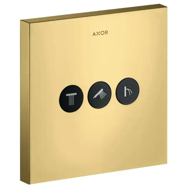 Запірний вентиль Axor ShowerSelect Sguare, gold optic (36717990) Запірний вентиль Axor ShowerSelect Sguare, gold optic (36717990)