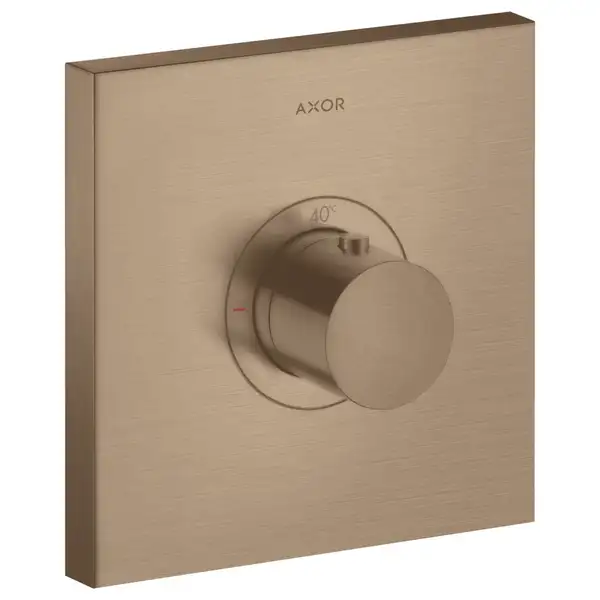 Термостат скрытого монтажа Axor ShowerSelect (цвет - матовое красное золото) (36718310) фото 1 Aquada.com.ua