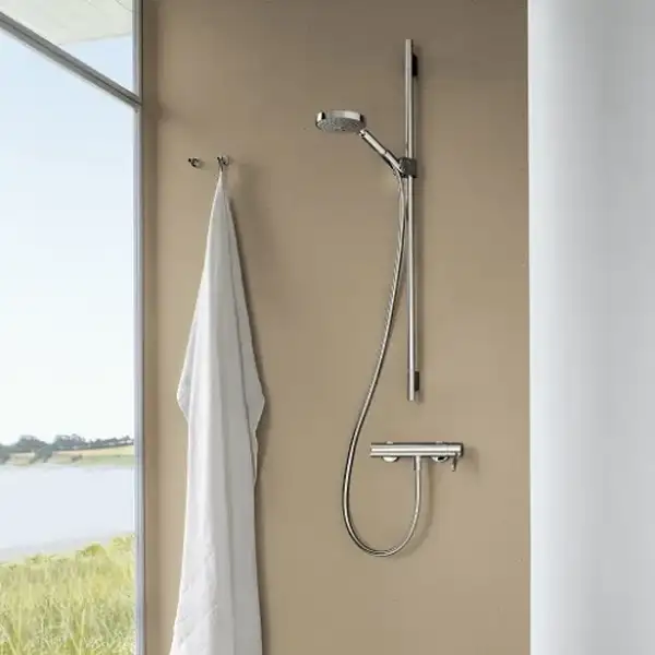 Смеситель для душа с подключением шланга Axor Uno2, хром (38620000) фото 2 Aquada.com.ua Смеситель для душа с подключением шланга Axor Uno2, хром (38620000) фото 2 Aquada.com.ua