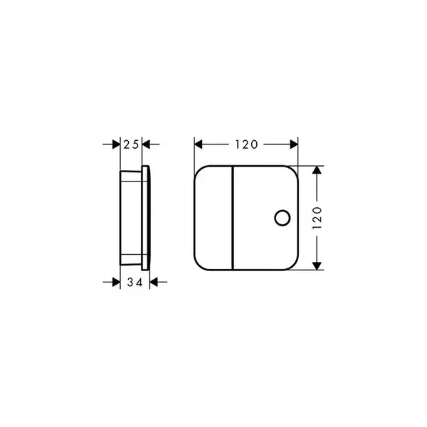 Запорный вентиль, СМ Axor One (45771000) фото 3 Aquada.com.ua Запорный вентиль, СМ Axor One (45771000) фото 3 Aquada.com.ua