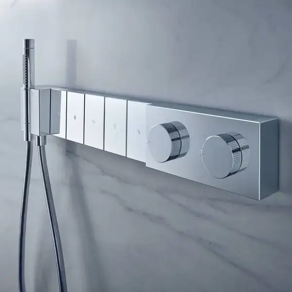 Axor Edge Термостат на 5 потребителей, хром (46730000) Axor Edge Термостат на 5 потребителей, хром (46730000)
