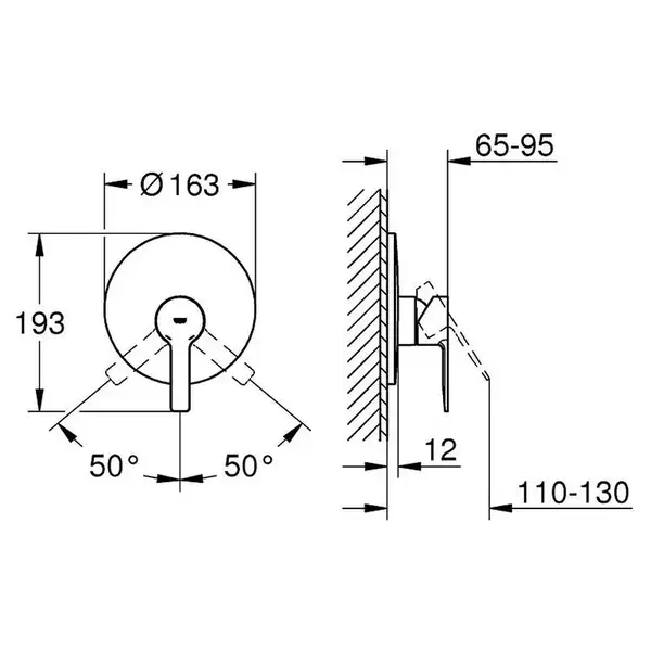 Grohe Lineare Змішувач для душу, хром (19296001) Grohe Lineare Змішувач для душу, хром (19296001)