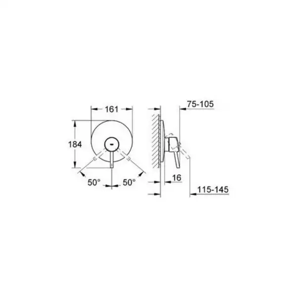 Grohe Concetto Смеситель однорычажный для душа (19345001) фото 2 Aquada.com.ua Grohe Concetto Смеситель однорычажный для душа (19345001) фото 2 Aquada.com.ua