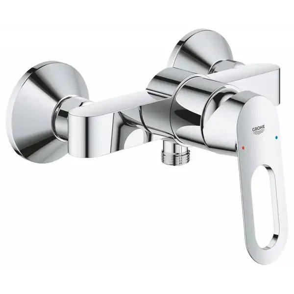Смеситель для душа Grohe Bau Loop (цвет - хром), без донного клапана (23634000) фото 1 Aquada.com.ua Смеситель для душа Grohe Bau Loop (цвет - хром), без донного клапана (23634000) фото 1 Aquada.com.ua