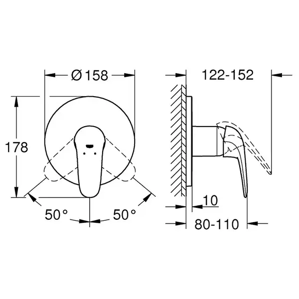 GROHE Смеситель для душа Eurostyle (24046003) фото 2 Aquada.com.ua GROHE Смеситель для душа Eurostyle (24046003) фото 2 Aquada.com.ua
