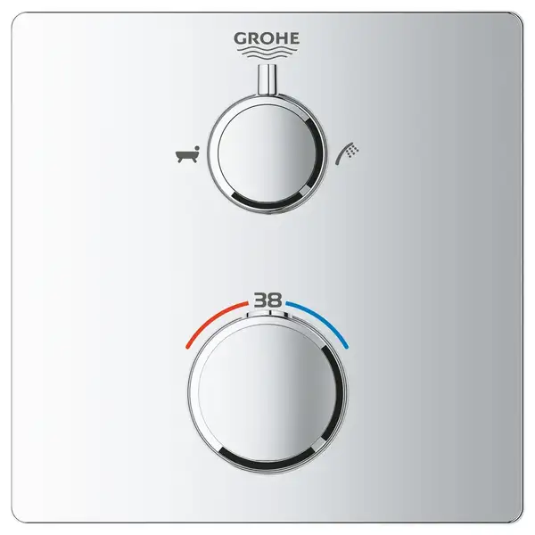 Термостат прихованого монтажу на 2 споживача Grohe Grohtherm Convent. Concealed (24080000) Термостат прихованого монтажу на 2 споживача Grohe Grohtherm Convent. Concealed (24080000)