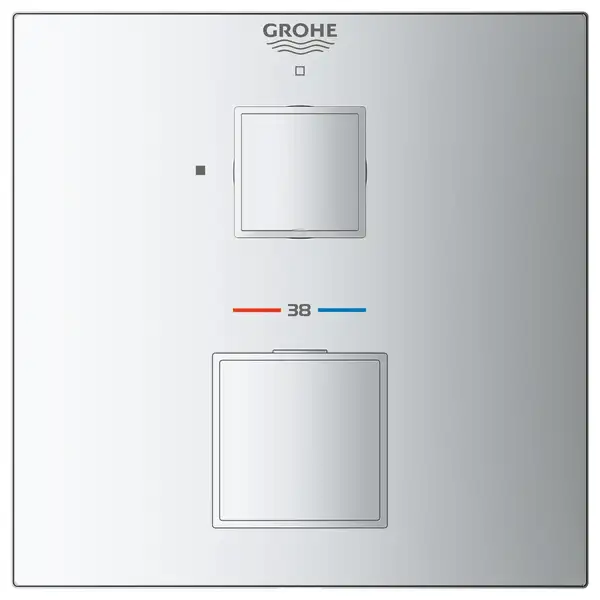 Grohe Grohtherm Cube Термостат прихованого монтажу, хром (24153000)