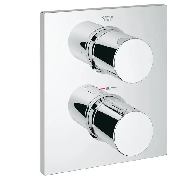 Термостат для душа Grohe Grohtherm F (цвет - хром) (27618000) фото 1 Aquada.com.ua Термостат для душа Grohe Grohtherm F (цвет - хром) (27618000) фото 1 Aquada.com.ua