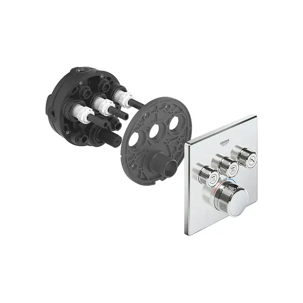GROHE Термостат встраеваемый на 3 выхода Grohtherm SmartControl (29126000) фото 7 Aquada.com.ua GROHE Термостат встраеваемый на 3 выхода Grohtherm SmartControl (29126000) фото 7 Aquada.com.ua
