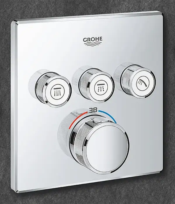 GROHE Термостат встраеваемый на 3 выхода Grohtherm SmartControl (29126000) фото 8 Aquada.com.ua GROHE Термостат встраеваемый на 3 выхода Grohtherm SmartControl (29126000) фото 8 Aquada.com.ua
