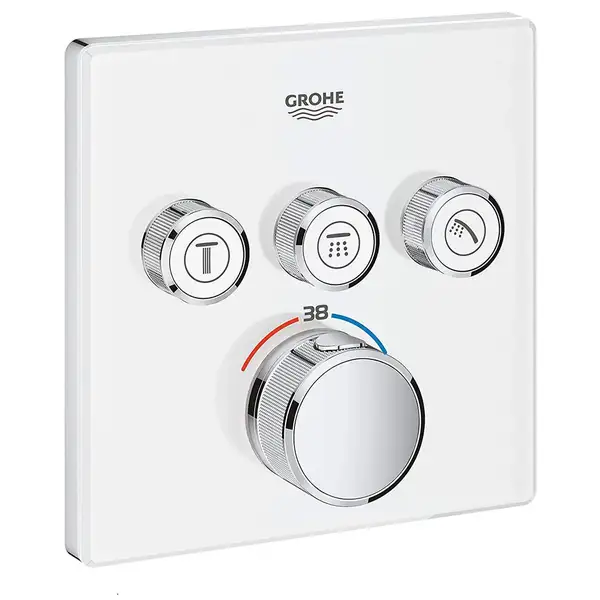 GROHE Термостат прихованого монтажу з 3-ма кнопками керування GROHTHERM SMARTCONTROL (29157LS0) (29157LS0) фото 1 Aquada.com.ua GROHE Термостат прихованого монтажу з 3-ма кнопками керування GROHTHERM SMARTCONTROL (29157LS0) (29157LS0) фото 1 Aquada.com.ua