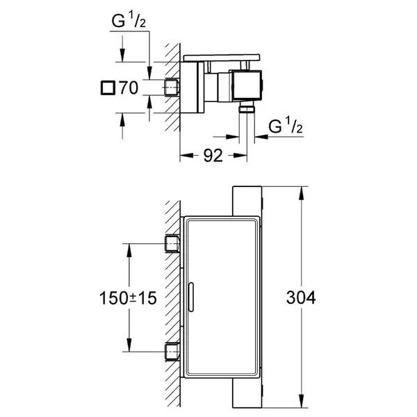 GROHE Grohtherm Cube (34491000) фото 4 Aquada.com.ua GROHE Grohtherm Cube (34491000) фото 4 Aquada.com.ua
