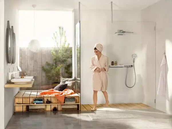 Термостат для душа Hansgrohe ShowerTablet Select (цвет - хром) (13184000) фото 3 Aquada.com.ua