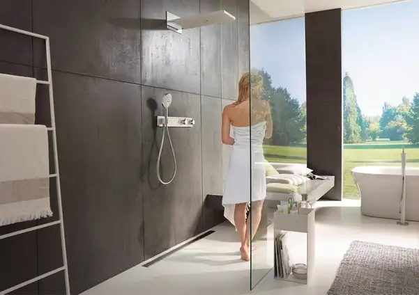 Термостат, скрытого монтажа, на 4 потребителя Hansgrohe RainSelect (цвет - хром/белый) (15357400) фото 4 Aquada.com.ua