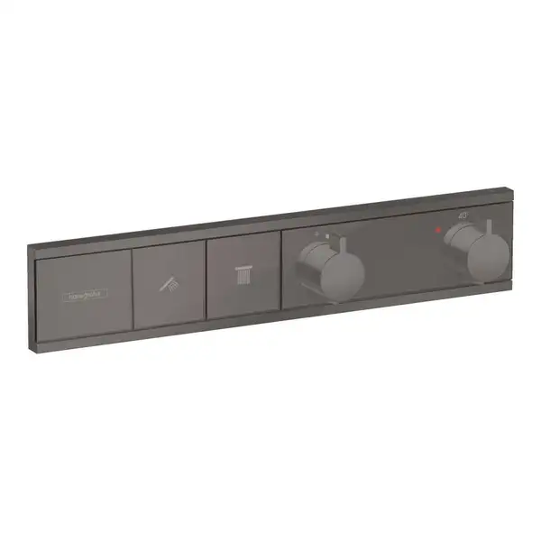 Термостат прихованого монтажу Hansgrohe RainSelect на 2 споживача, Brushed Black (15380340) Термостат прихованого монтажу Hansgrohe RainSelect на 2 споживача, Brushed Black (15380340)