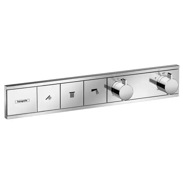 Термостат для скрытого монтажа на 3 потребителя Hansgrohe RainSelect (цвет - хром) (15381000) фото 1 Aquada.com.ua